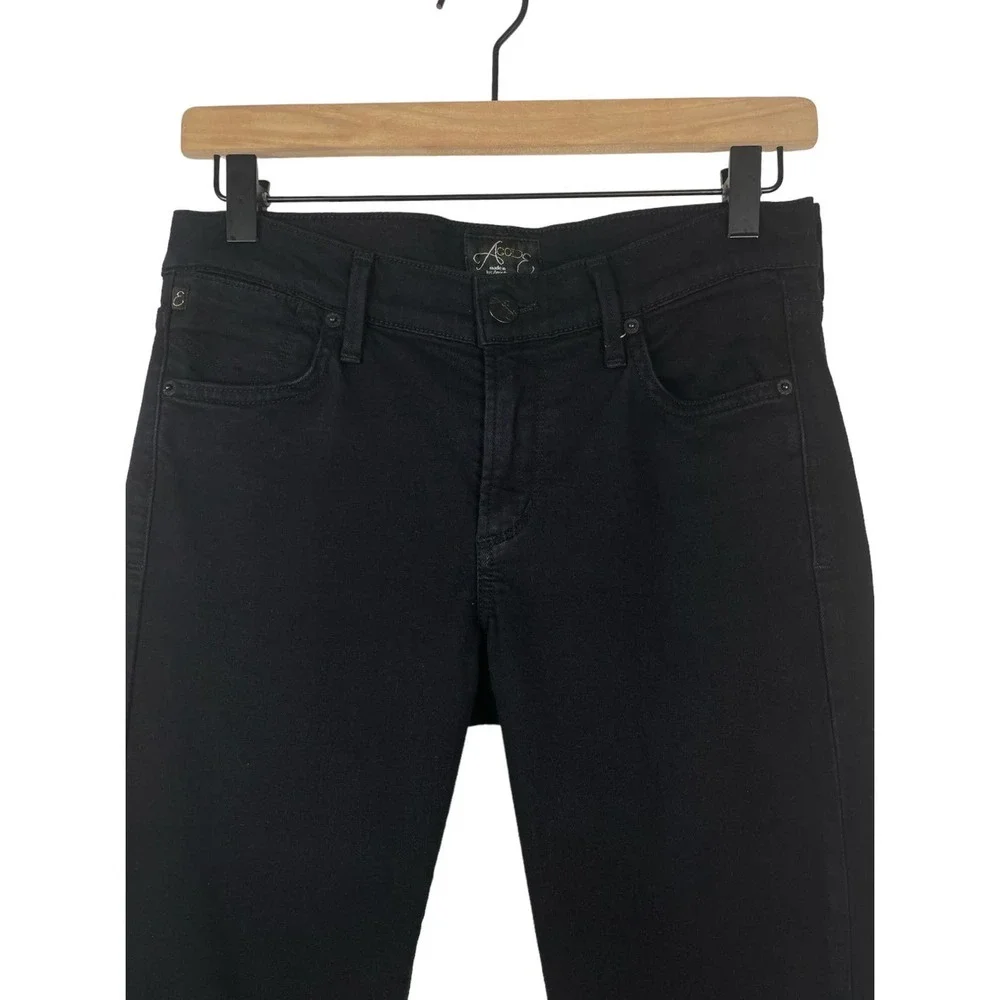 AGOLDE Collette Black Ankle Skinny Jeans | Size 28 - Picture 2 of 11